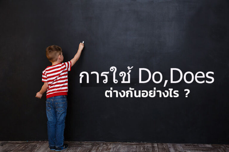 การใช้ Do Does