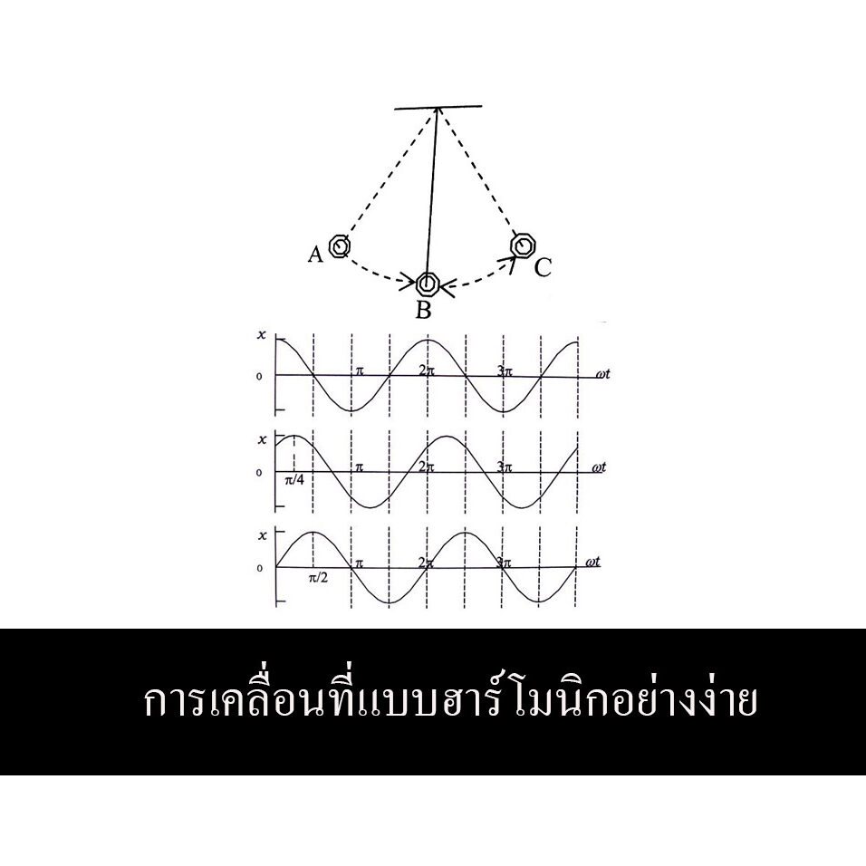 การเคลื่อนที่แบบฮาร์โมนิกอย่างง่าย (Simple Harmonic Motion)
