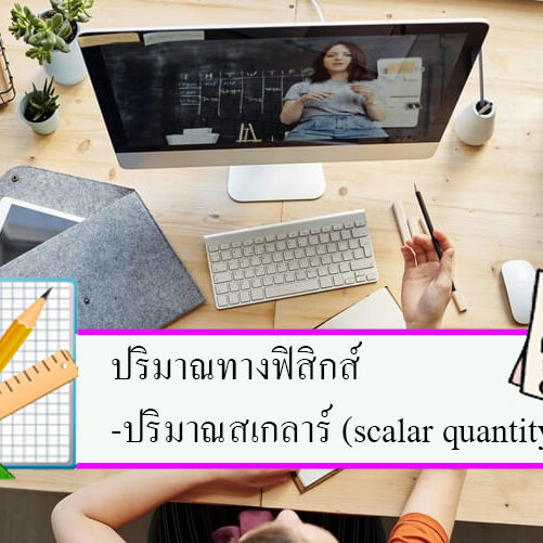 ปริมาณทางฟิสิกส์-ปริมาณสเกลาร์ (scalar quantity)