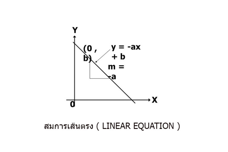 สมการเส้นตรง ( LINEAR EQUATION )