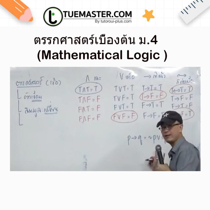 ตรรกศาสตร์เบื้องต้น ม.4 (Mathematical Logic )