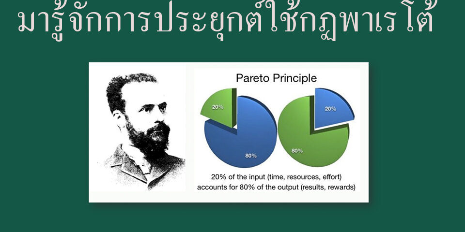 มารู้จักการประยุกต์ใช้กฏพาเรโต้
