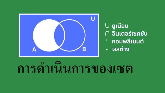 การดำเนินการของเซต