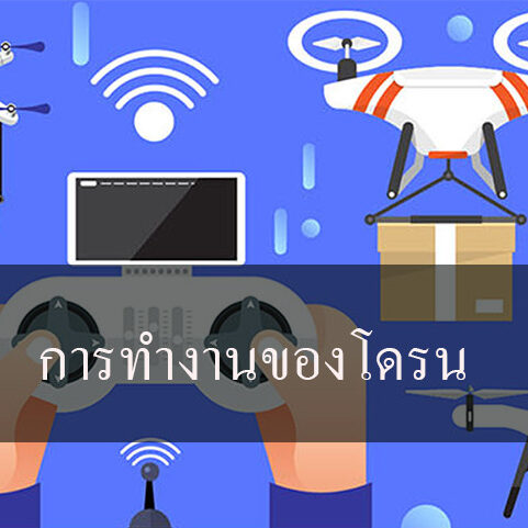 การทำงานของโดรน