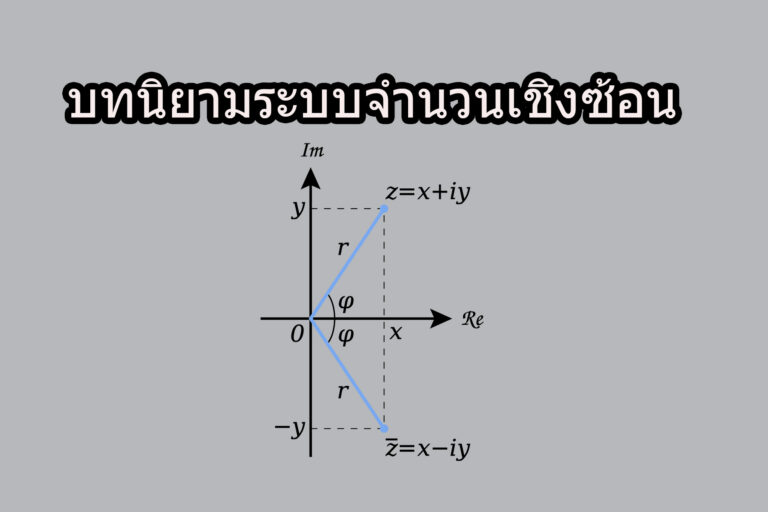 บทนิยามระบบจำนวนเชิงซ้อน
