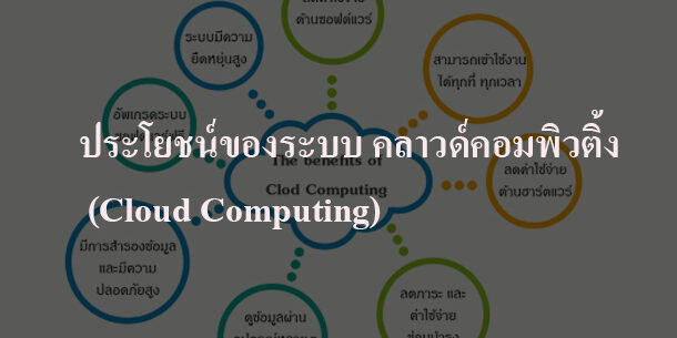 ประโยชน์ของระบบ คลาวด์คอมพิวติ้ง (Cloud Computing) ประโยชน์ของระบบ คลาวด์คอมพิวติ้ง (Cloud Computing)