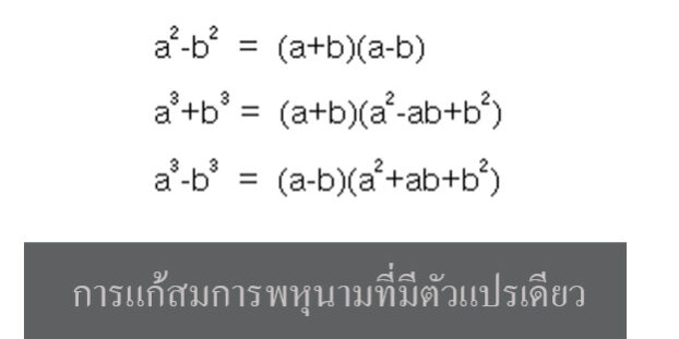 สมการพหุนาม สมการพหุนาม