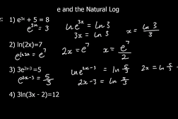 ลอการิทึมแบบเนเปียร์ (Napierian logarithms)