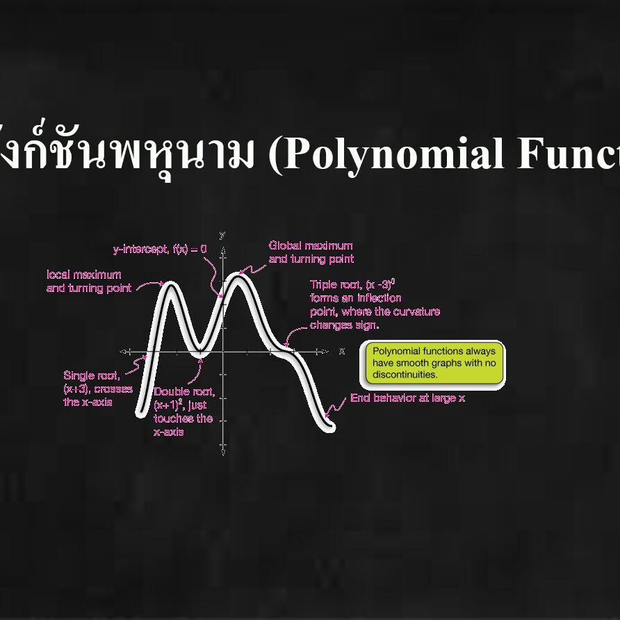 ฟังก์ชันพหุนาม (Polynomial Function)