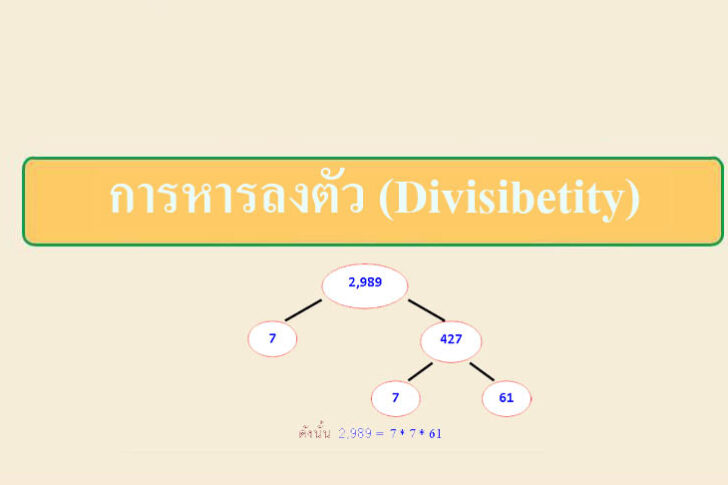 การหารลงตัว (Divisibetity)