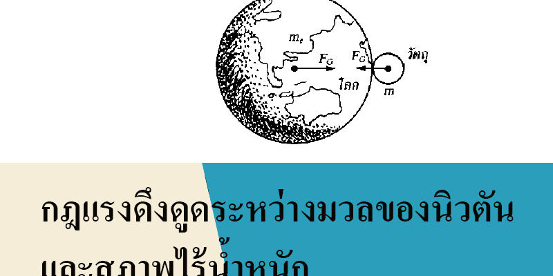 กฎแรงดึงดูดระหว่างมวลของนิวตันและสภาพไร้น้ำหนัก กฎแรงดึงดูดระหว่างมวลของนิวตันและสภาพไร้น้ำหนัก