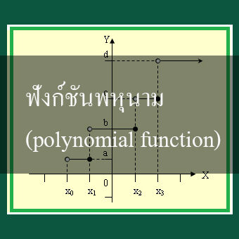 ฟังก์ชันพหุนาม (polynomial function)