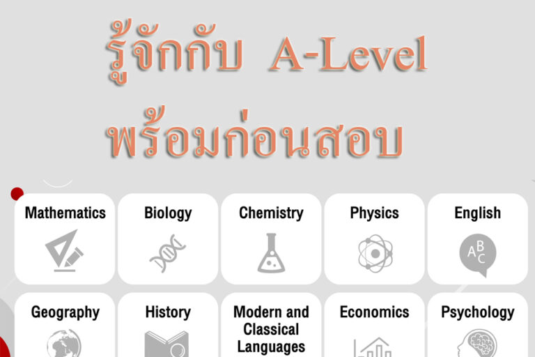 รู้จักกับ A-Level พร้อมก่อนสอบ