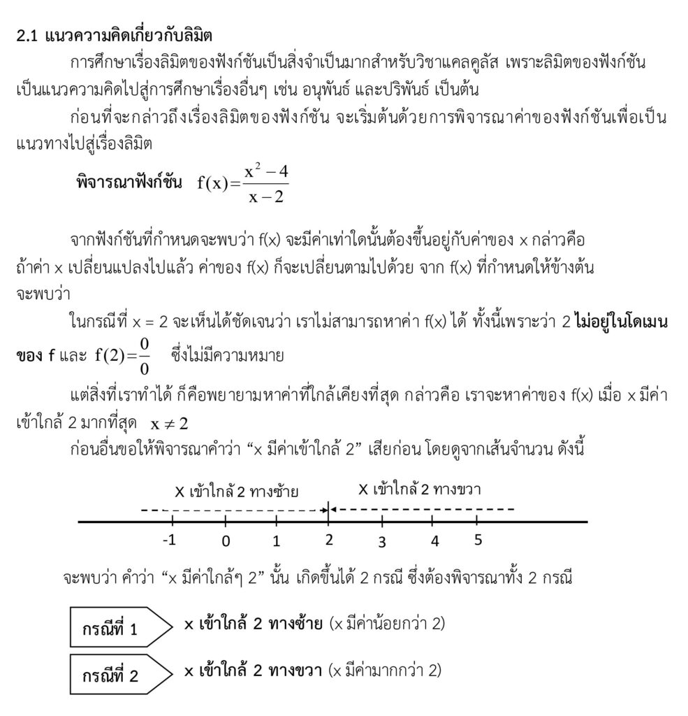 ลิมิตและความต่อเนื่อง