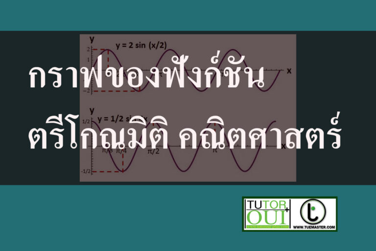 กราฟของฟังก์ชันตรีโกณมิติ คณิตศาสตร์ กราฟของฟังก์ชันตรีโกณมิติ คณิตศาสตร์ ม.5
