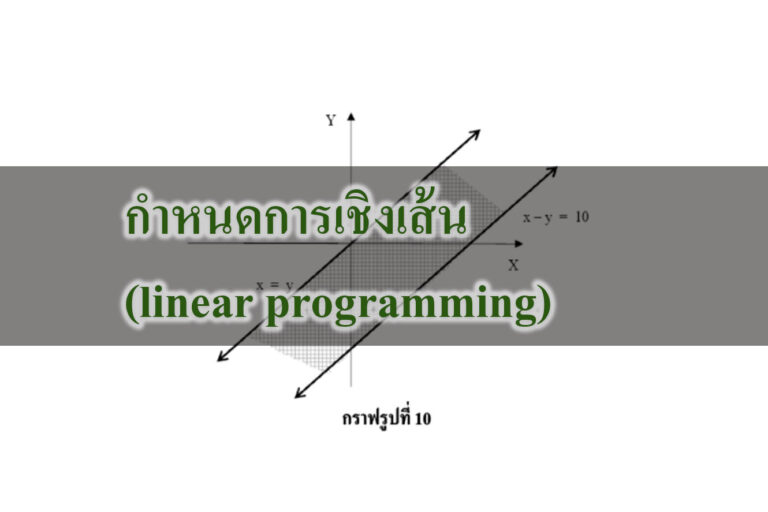 กำหนดการเชิงเส้น(linear programming)
