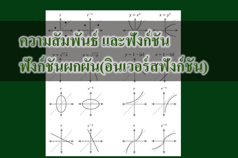 ฟังก์ชันผกผัน(อินเวอร์สฟังก์ชัน)