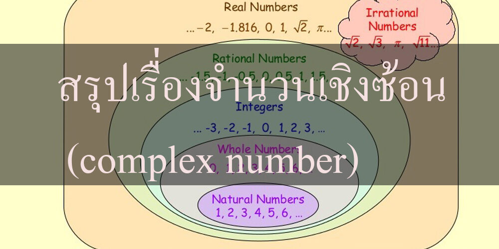 สรุปเรื่องจำนวนเชิงซ้อน (complex number)