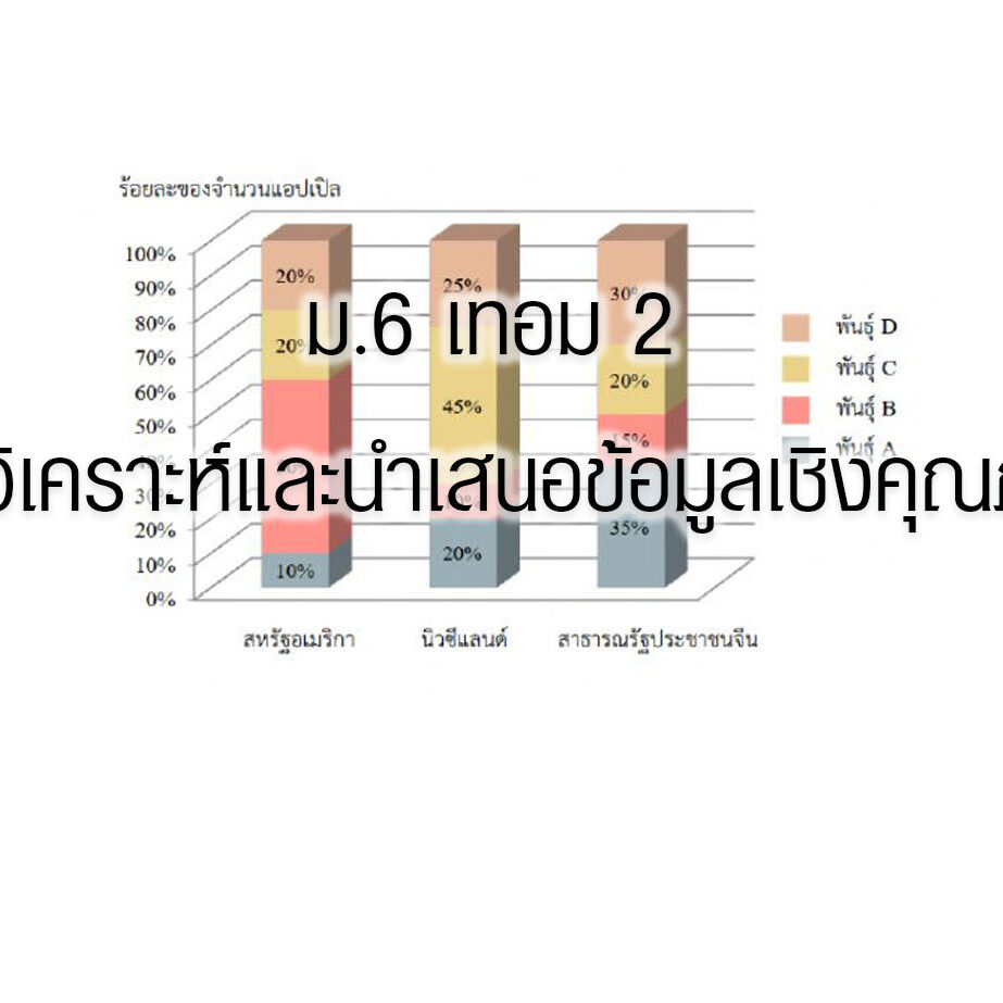 การวิเคราะห์และนำเสนอข้อมูลเชิงคุณภาพ