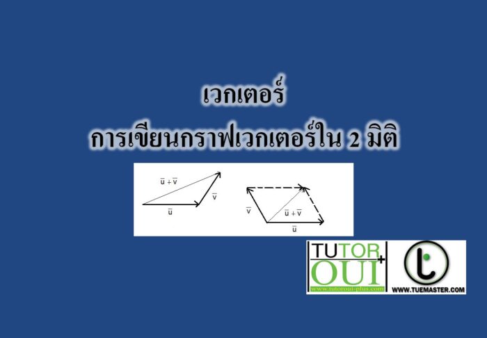 เวกเตอร์-การเขียนกราฟเวกเตอร์ใน 2 มิติ เวกเตอร์-การเขียนกราฟเวกเตอร์ใน 2 มิติ