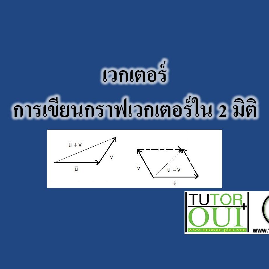 เวกเตอร์-การเขียนกราฟเวกเตอร์ใน 2 มิติ