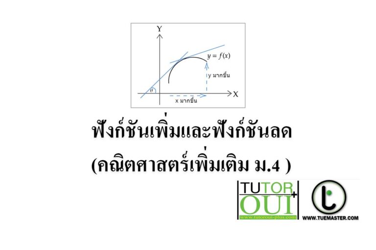 ฟังก์ชันเพิ่มและฟังก์ชันลด