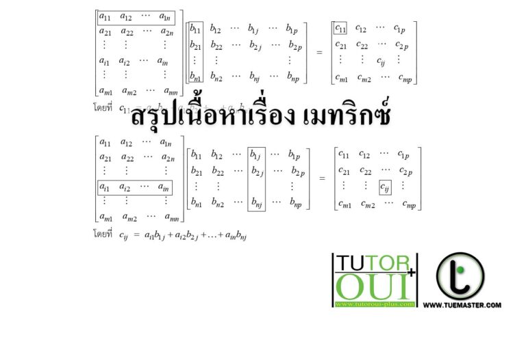 สรุปเนื้อหาเรื่อง เมทริกซ์ ตอนที่ 1