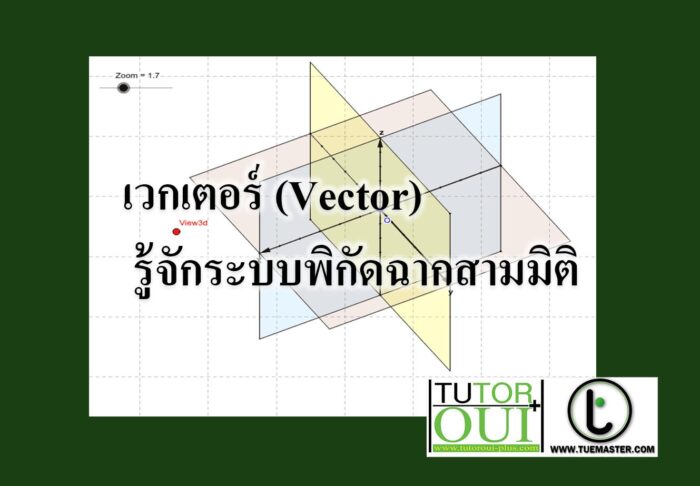 เวกเตอร์ (Vector)- รู้จักระบบพิกัดฉากสามมิติ