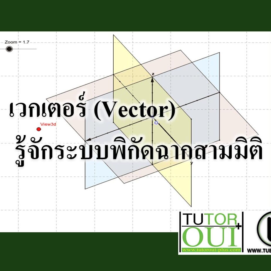 เวกเตอร์ (Vector)- รู้จักระบบพิกัดฉากสามมิติ