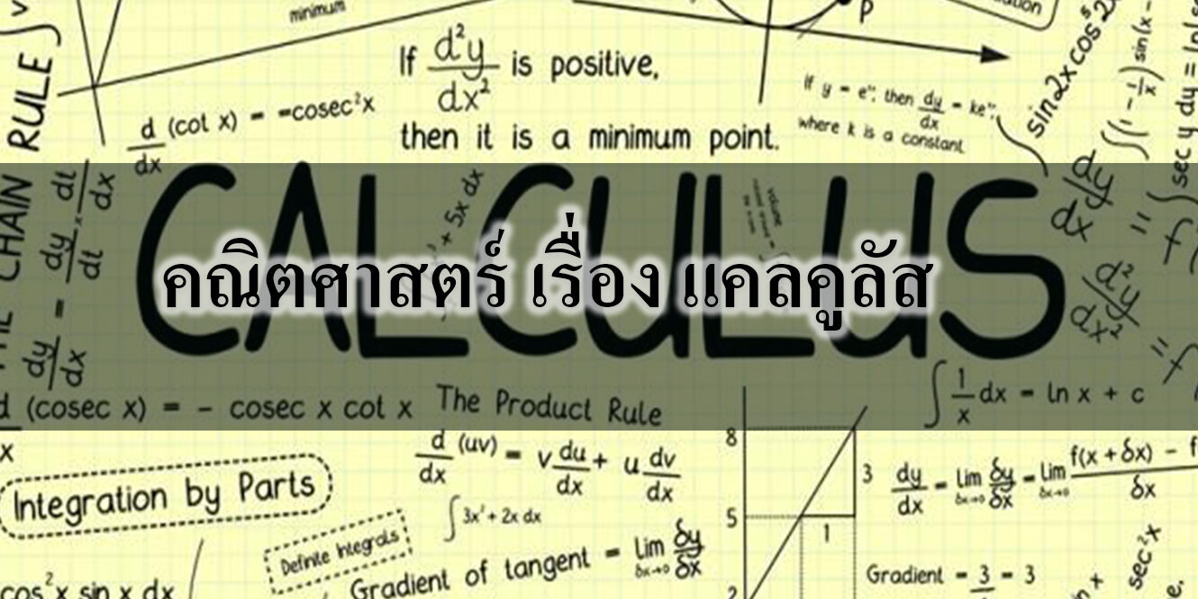 คณิตศาสตร์ เรื่อง แคลคูลัส