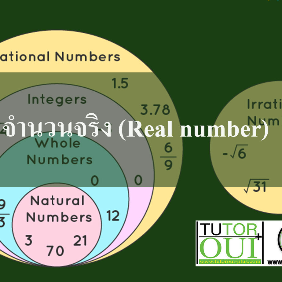 จำนวนจริง (Real number) จำนวนจริง (Real number)