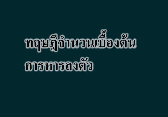 ทฤษฎีจำนวนเบื้องต้น‎ -การหารลงตัว