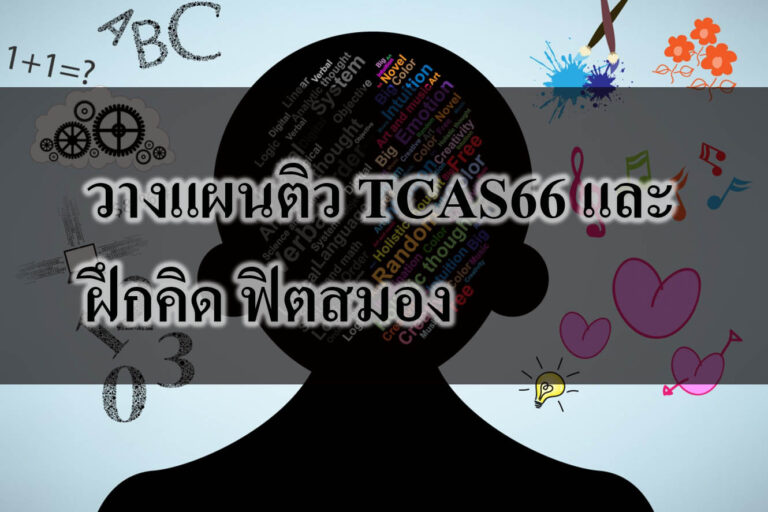วางแผนติว TCAS66 และ ฝึกคิด ฟิตสมอง