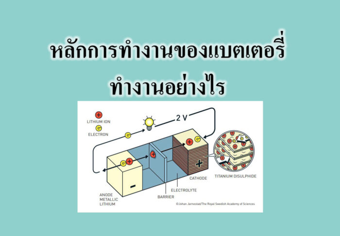 หลักการทำงานของแบตเตอรี่ทำงานอย่างไร หลักการทำงานของแบตเตอรี่ทำงานอย่างไร