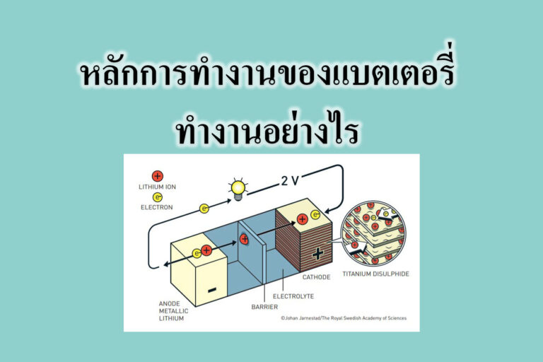 หลักการทำงานของแบตเตอรี่ทำงานอย่างไร หลักการทำงานของแบตเตอรี่ทำงานอย่างไร