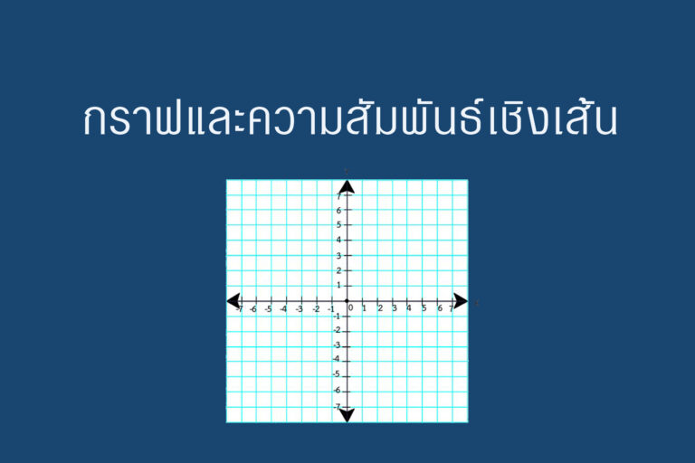 กราฟและความสัมพันธ์เชิงเส้น กราฟและความสัมพันธ์เชิงเส้น