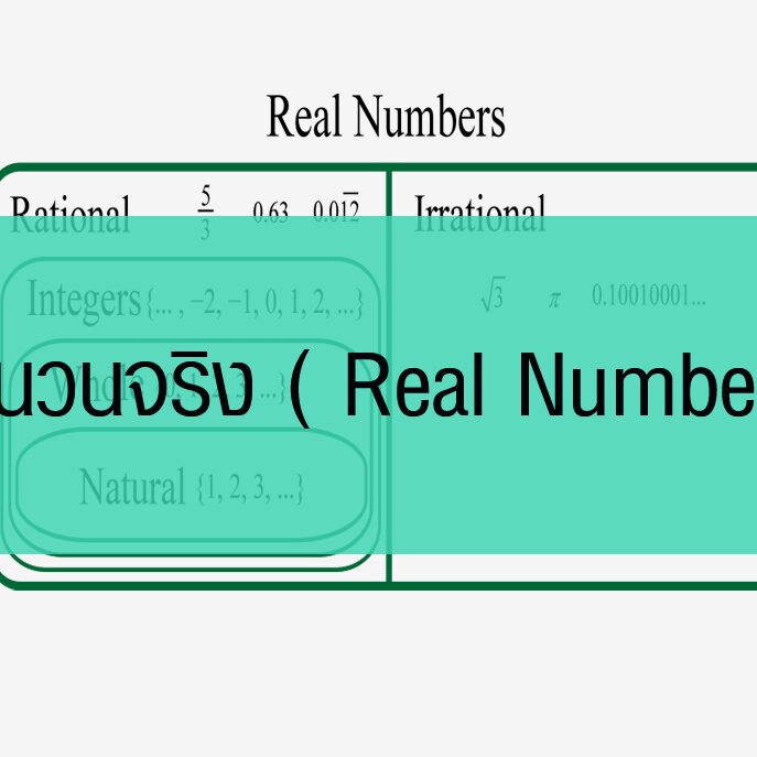 จำนวนจริง ( Real Numbers )