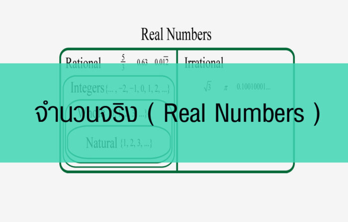 จำนวนจริง ( Real Numbers )
