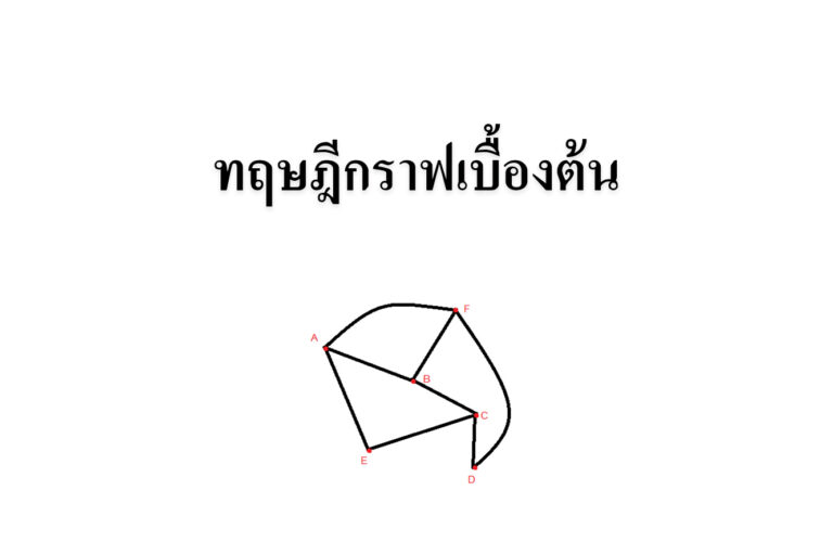 ทฤษฎีกราฟเบื้องต้น ทฤษฎีกราฟเบื้องต้น
