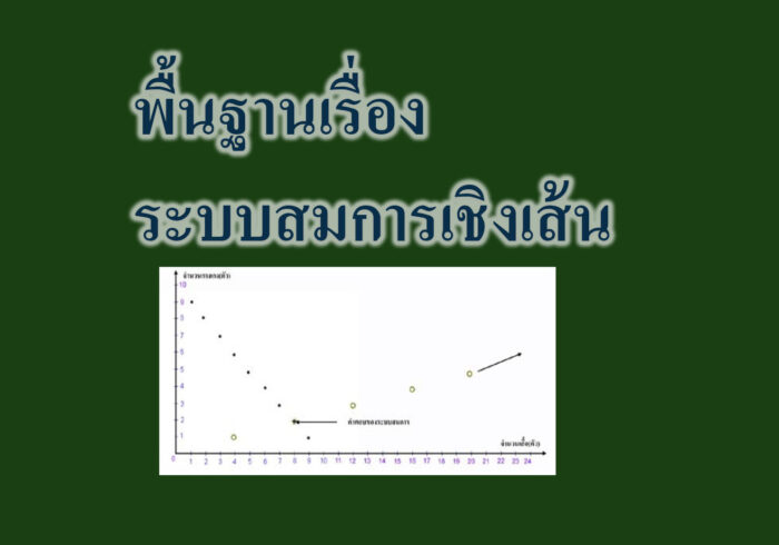 พื้นฐานเรื่องระบบสมการเชิงเส้น