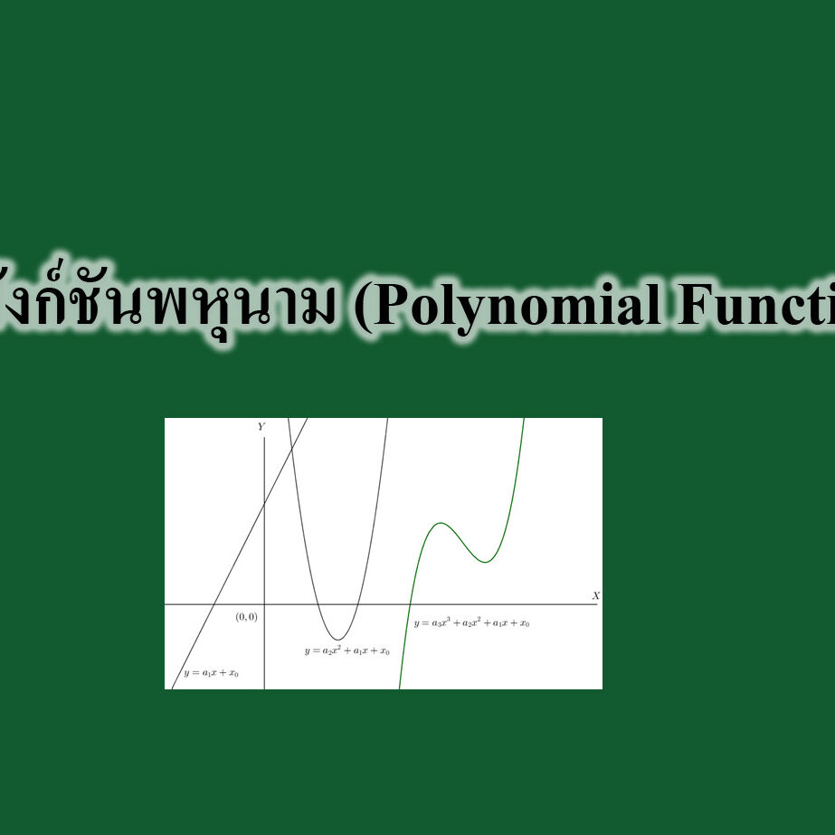 ฟังก์ชันพหุนาม (Polynomial Function) ฟังก์ชันพหุนาม (Polynomial Function)