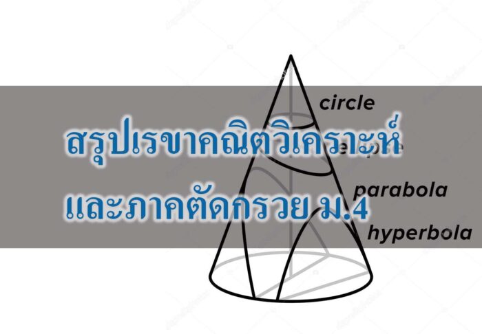 เรขาคณิตวิเคราะห์และภาคตัดกรวย