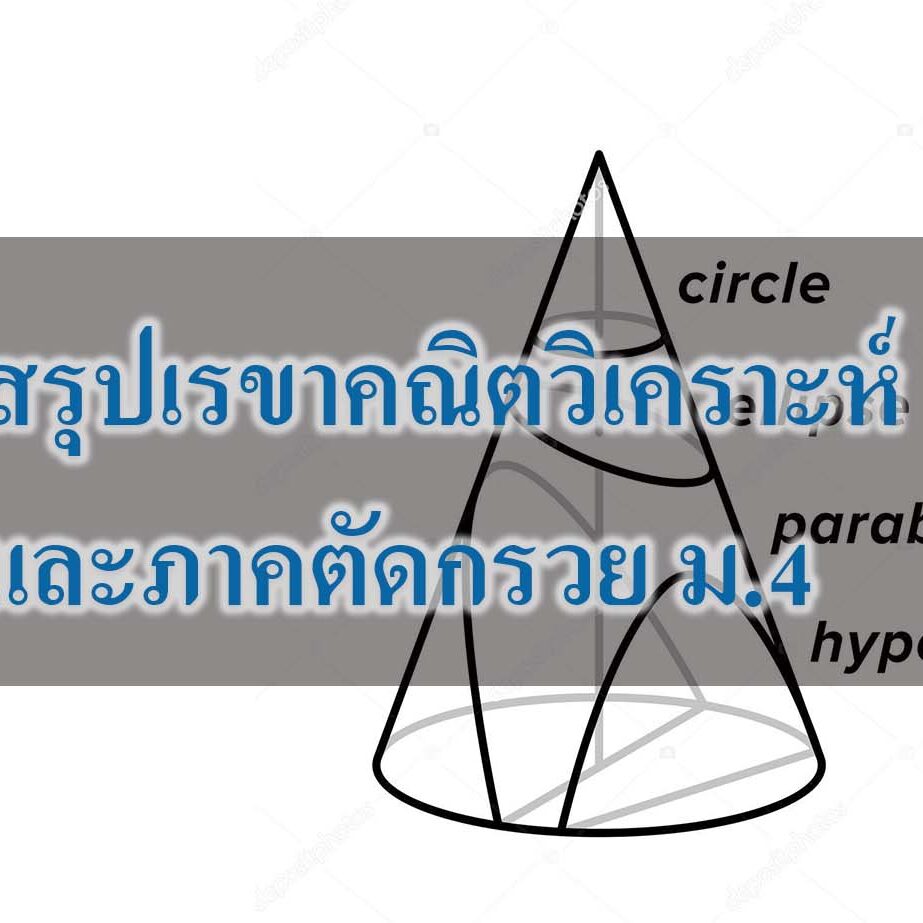 เรขาคณิตวิเคราะห์และภาคตัดกรวย
