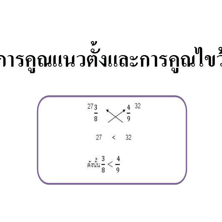 การคูณแนวตั้งและการคูณไขว้