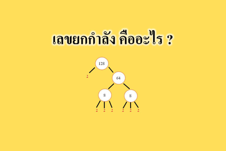 เลขยกกำลัง คืออะไร เลขยกกำลัง คืออะไร ?