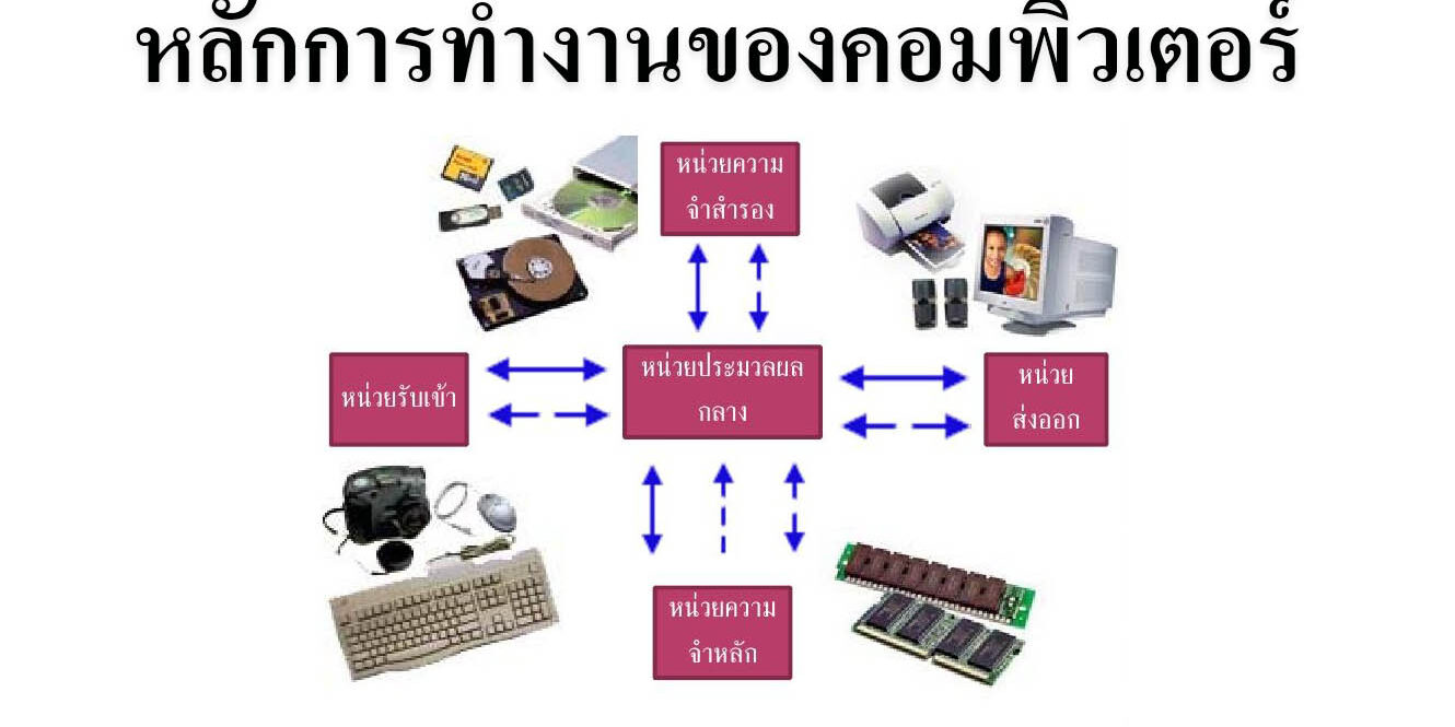 หลักการทำงานของคอมพิวเตอร์ – Tuemaster เรียนออนไลน์ ม.ปลาย