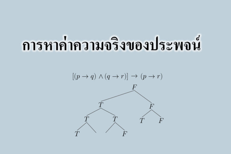 การหาค่าความจริงของประพจน์