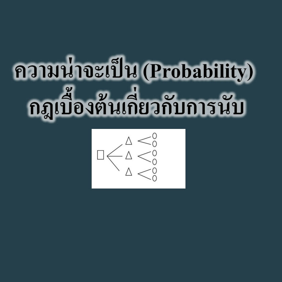 ความน่าจะเป็น (Probability) กฎเบื้องต้นเกี่ยวกับการนับ