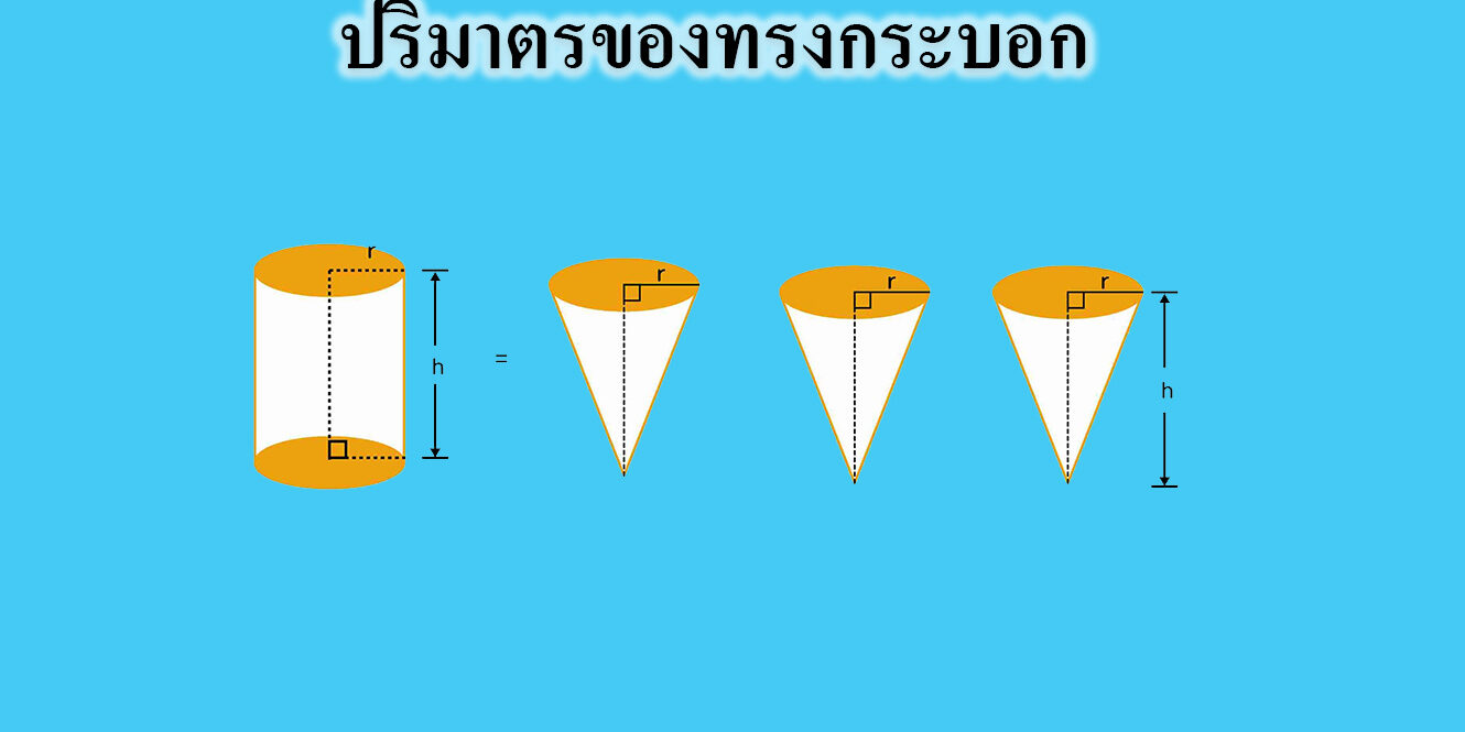  ปริมาตรของทรงกระบอก