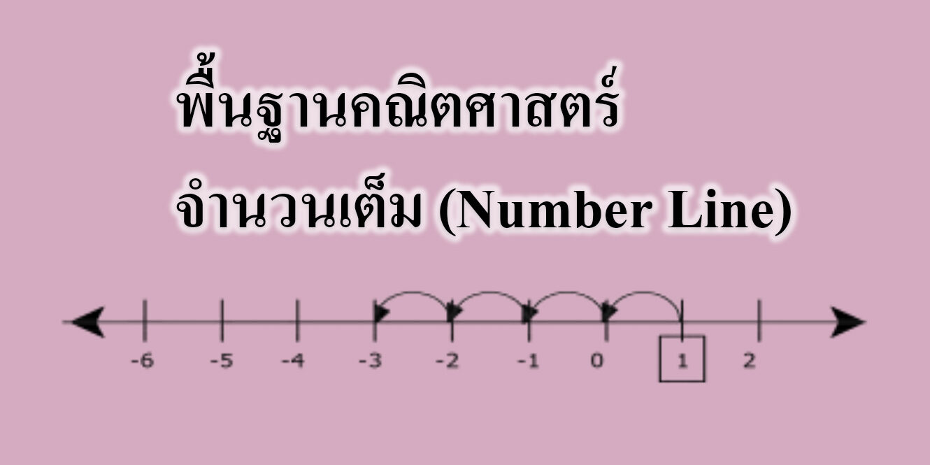 พื้นฐานคณิตศาสตร์ จำนวนเต็ม (Number Line)